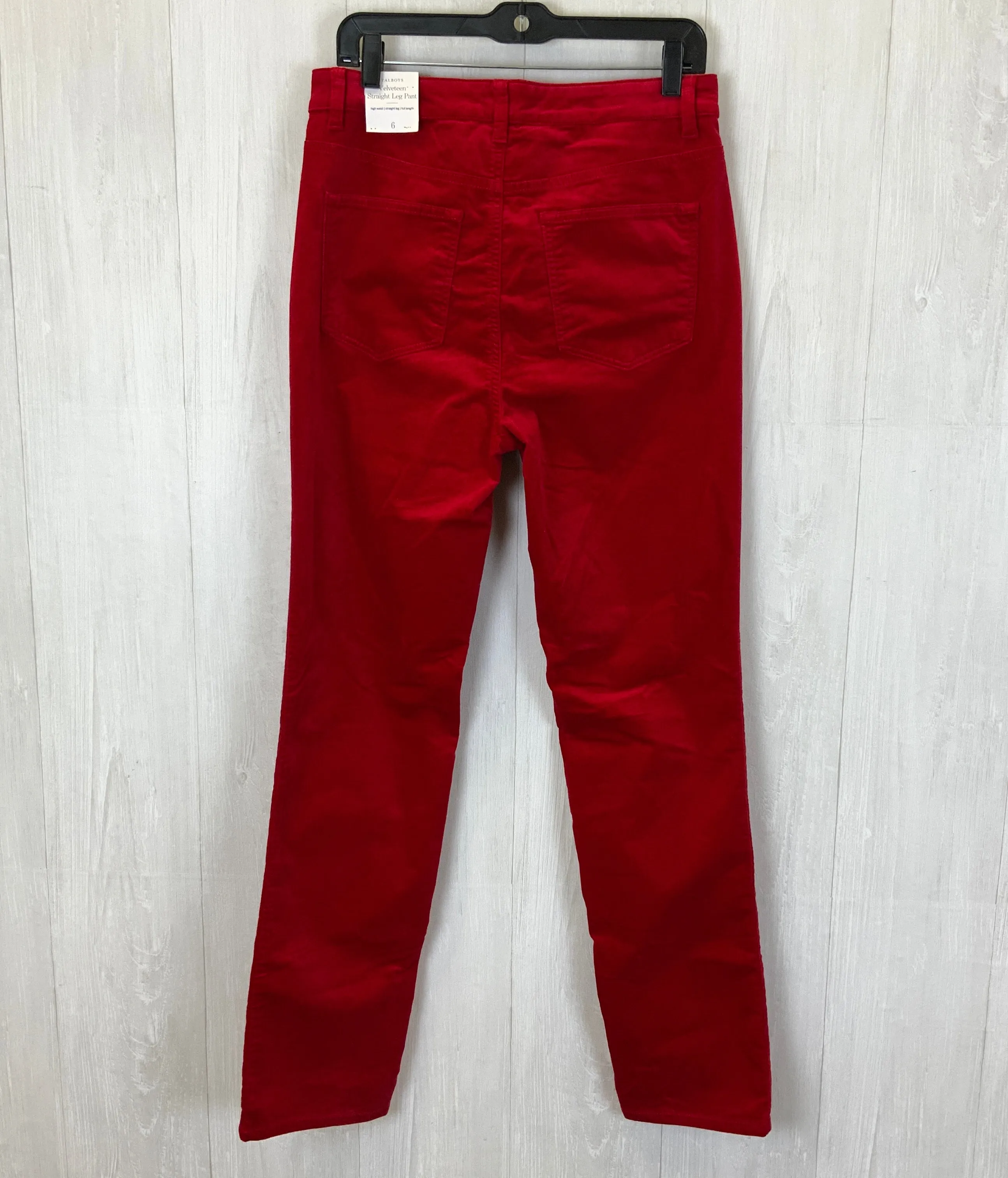 Jeans Skinny By Talbots In Red, Size: 6