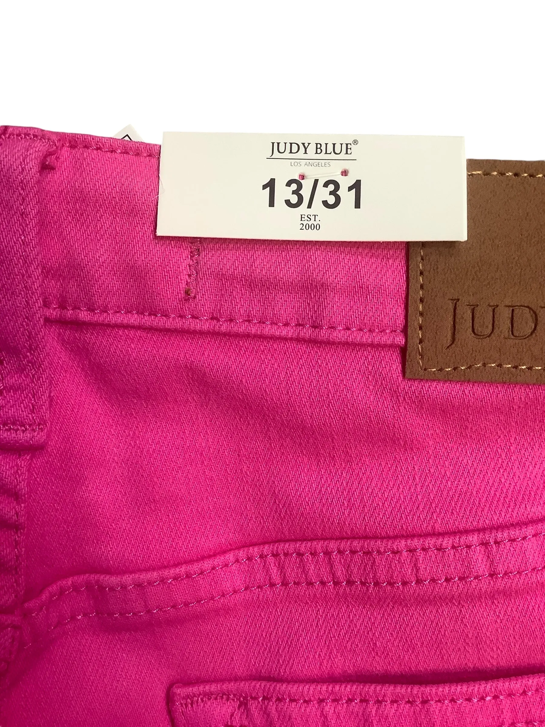 Jeans Wide Leg By Judy Blue In Pink, Size: 12/13