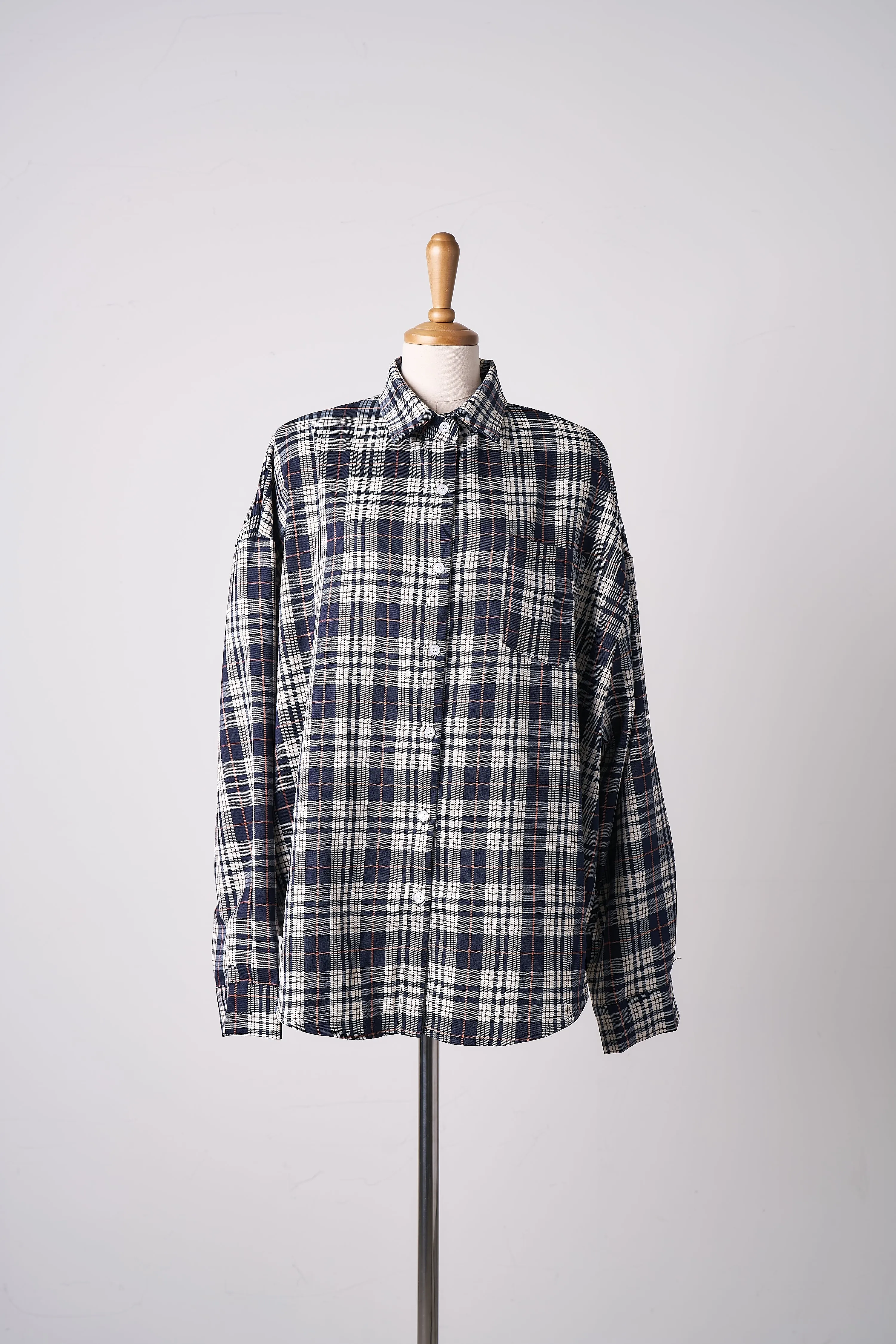 Jenna Oversized Plaid Shirt