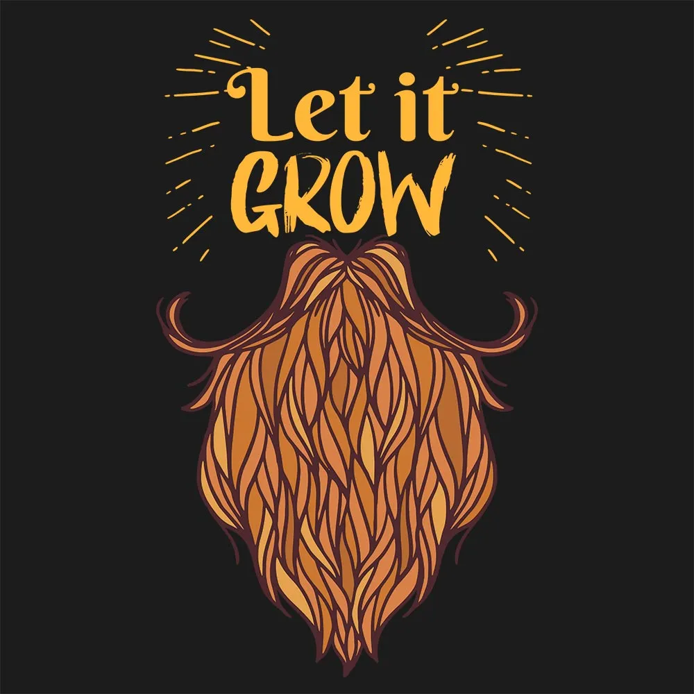 Let It Grow Half Sleeve T-Shirt