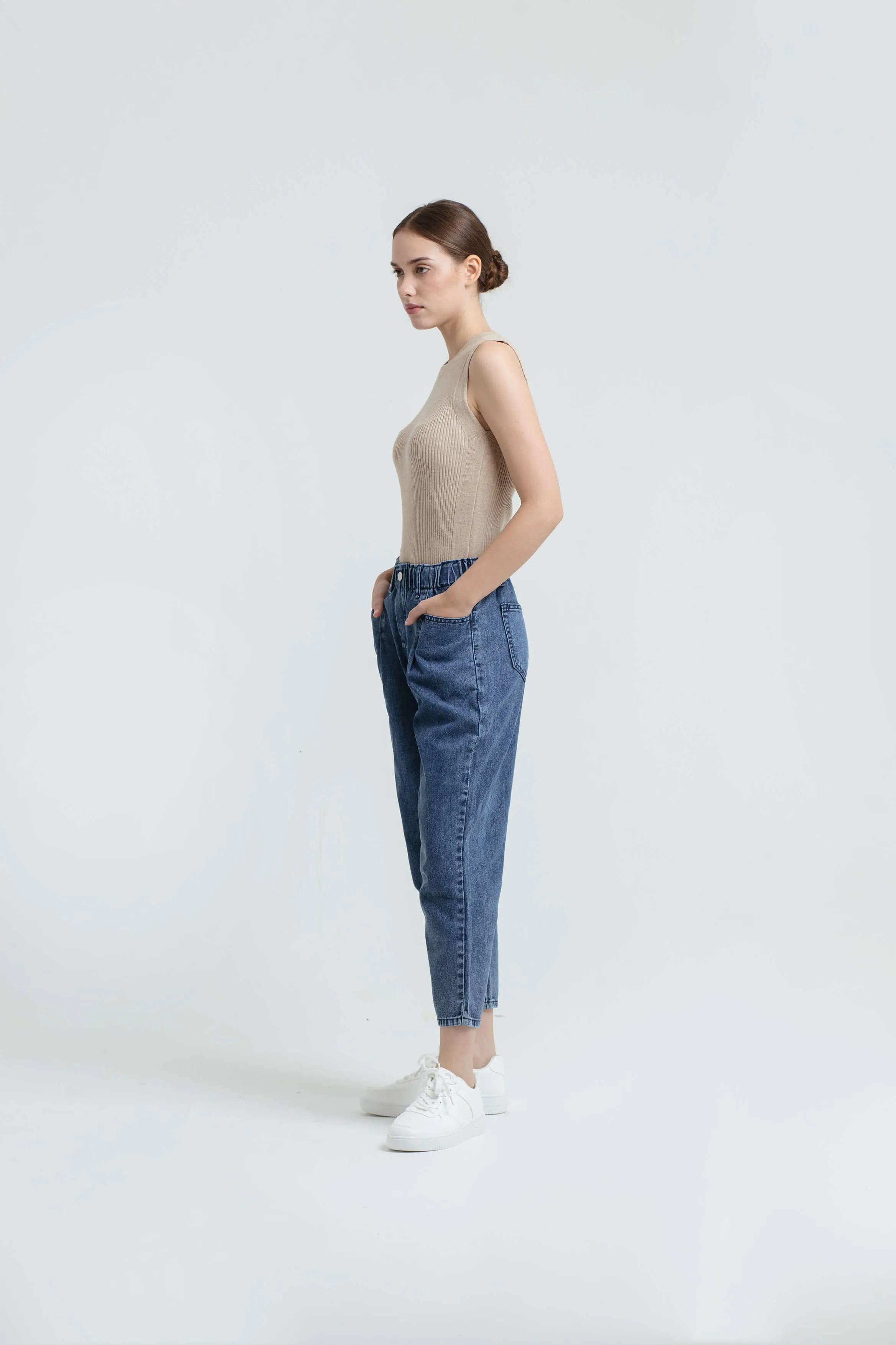 Medium Blue Boyfriend Jeans