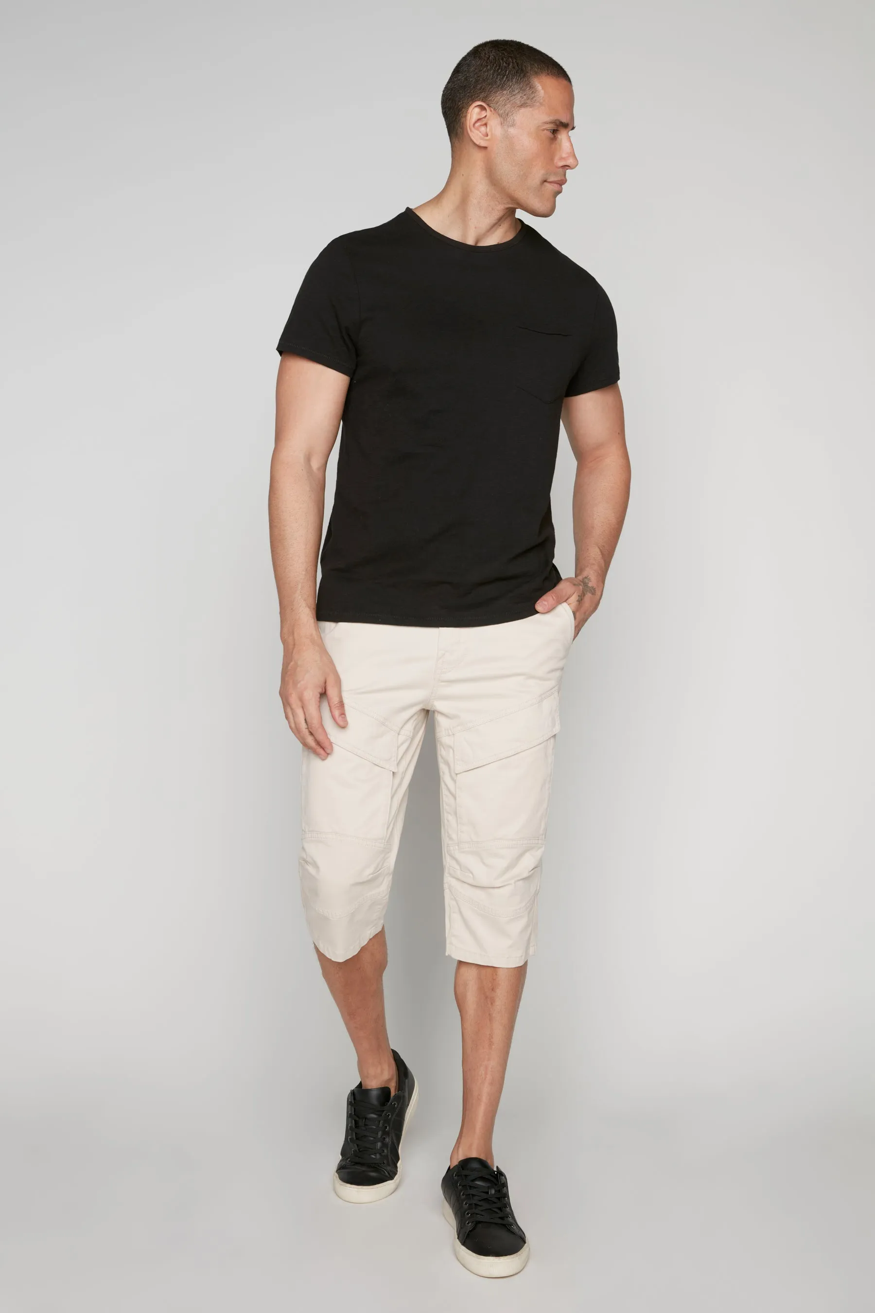 Men's 5-Pocket Cargo Capri Shorts - Sand