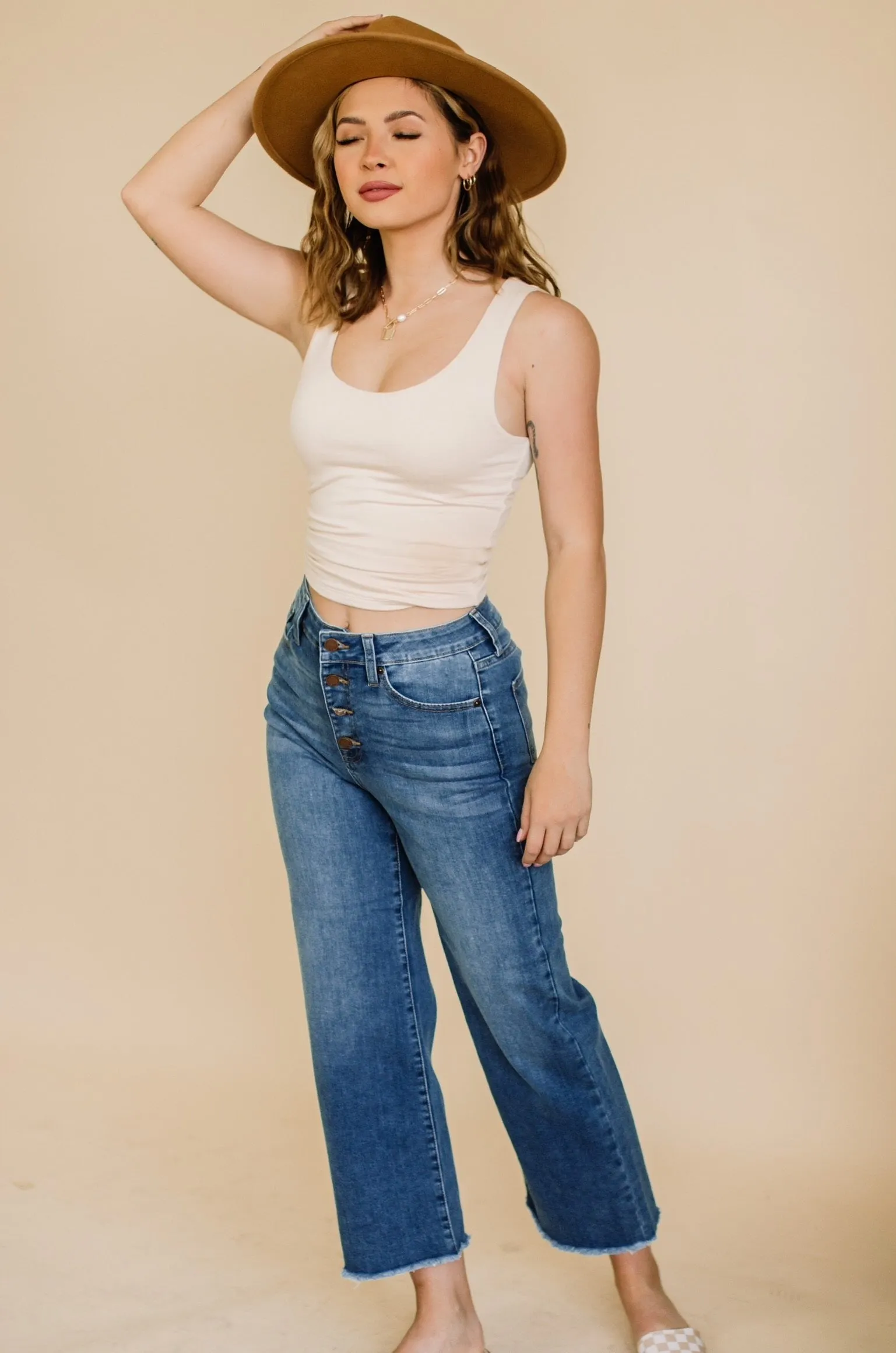 New York Minute Wide Leg Jeans - FINAL SALE