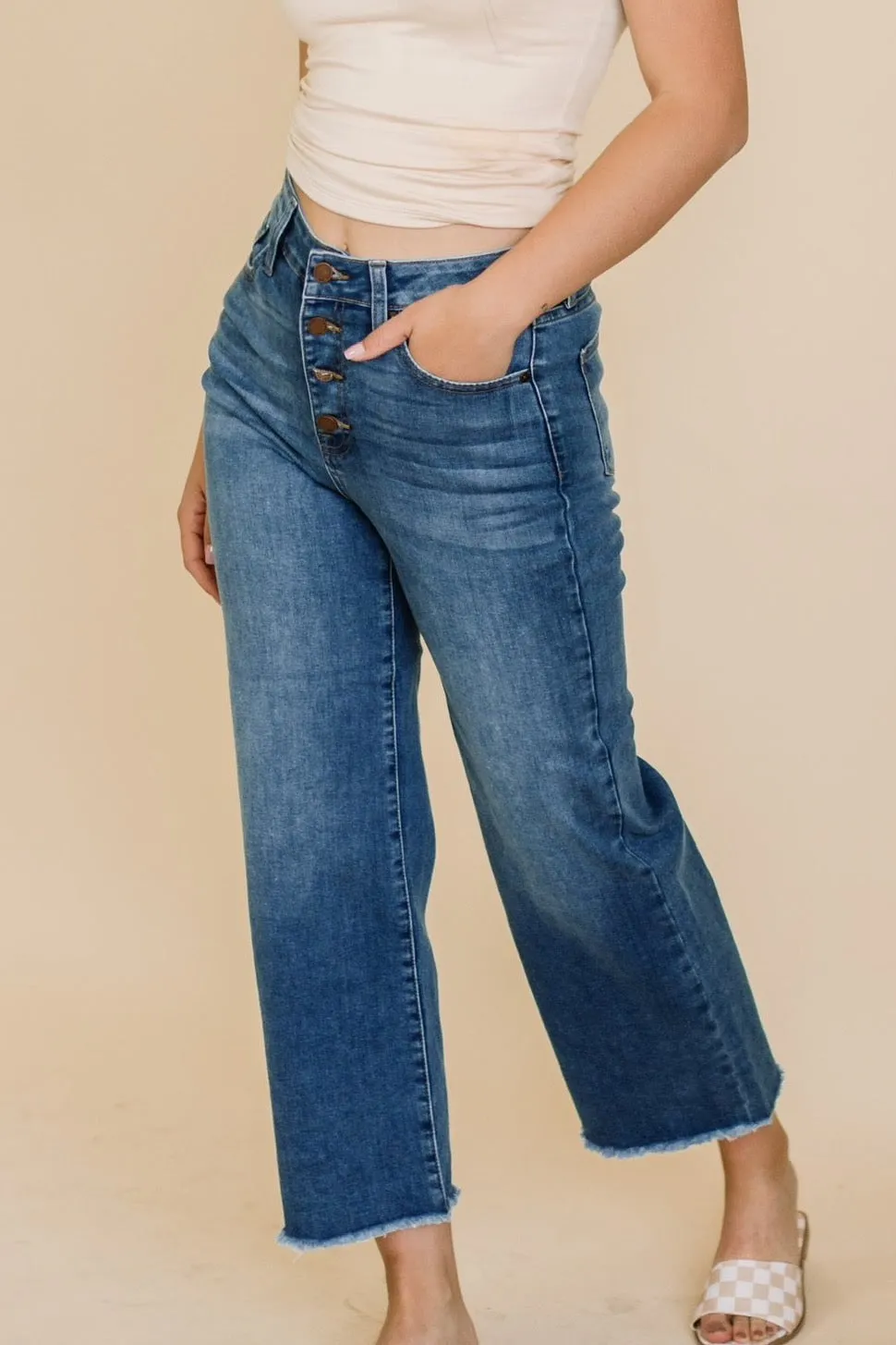 New York Minute Wide Leg Jeans - FINAL SALE