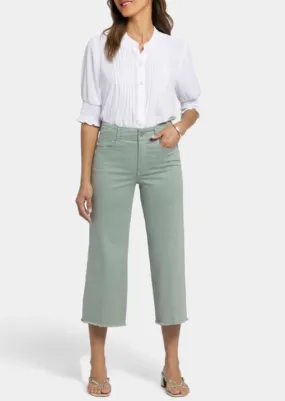 NYDJ - High-Rise Major Wide Leg Capri - Lilypad