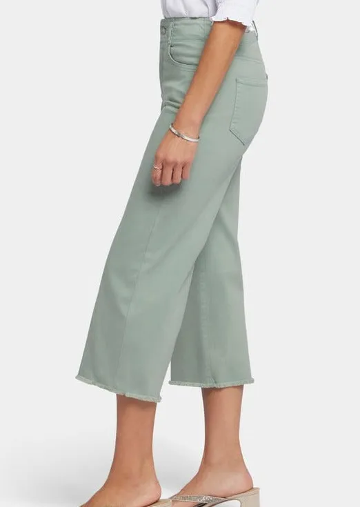 NYDJ - High-Rise Major Wide Leg Capri - Lilypad