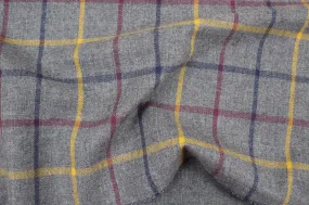 Organic Cotton Brushed Flannel for Shirts - Checks