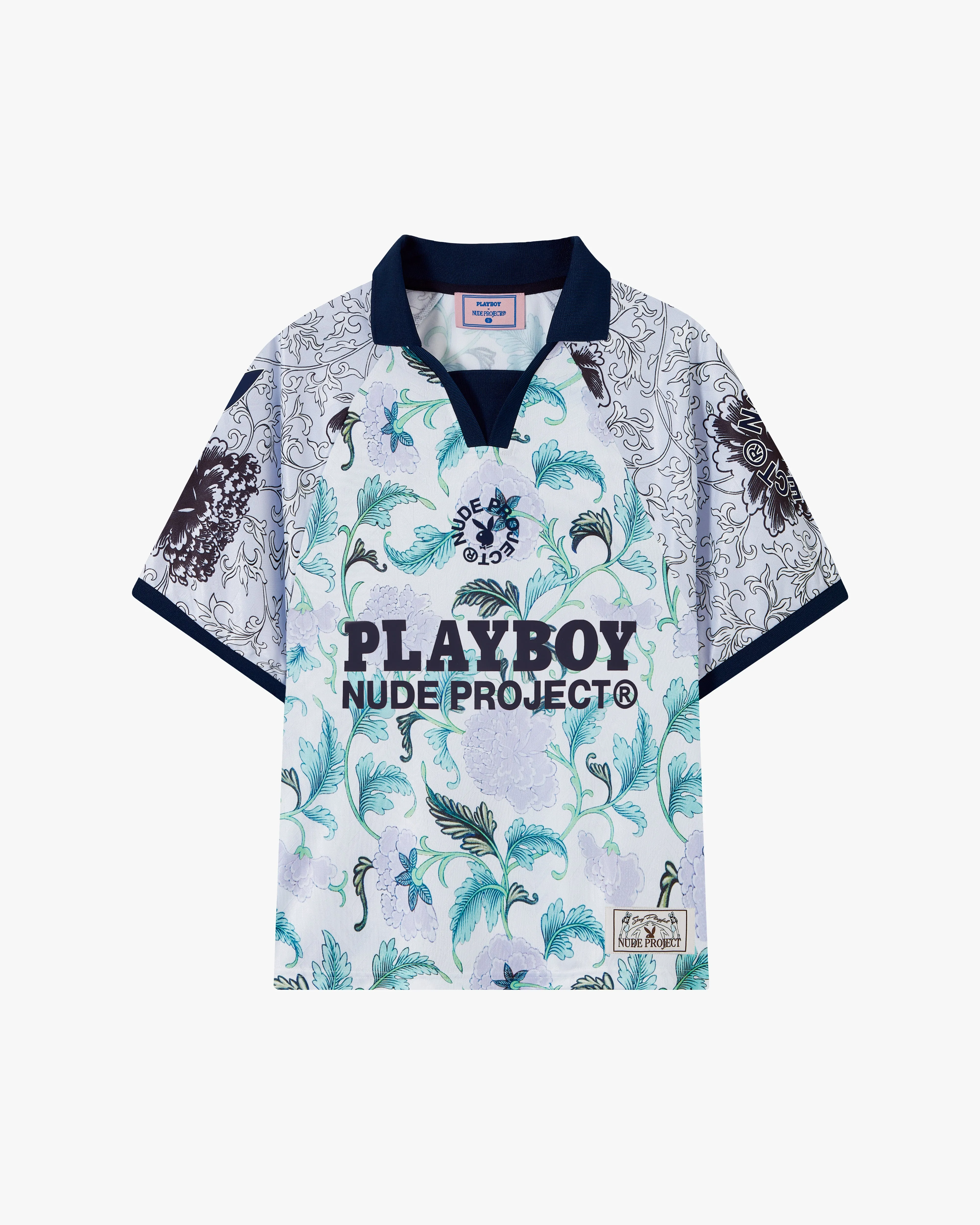 PLAYBOY FOOTBALL TEE FLOWERS