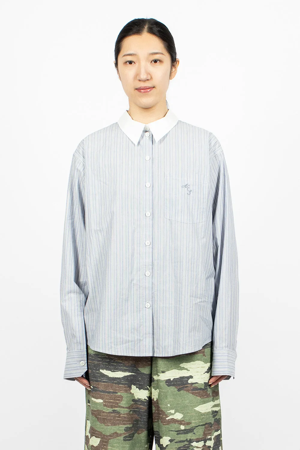 Reverse Shirt Blue Stripe