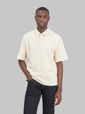 Samurai Jeans SJST-SC04 Japanese Cotton Polo Natural