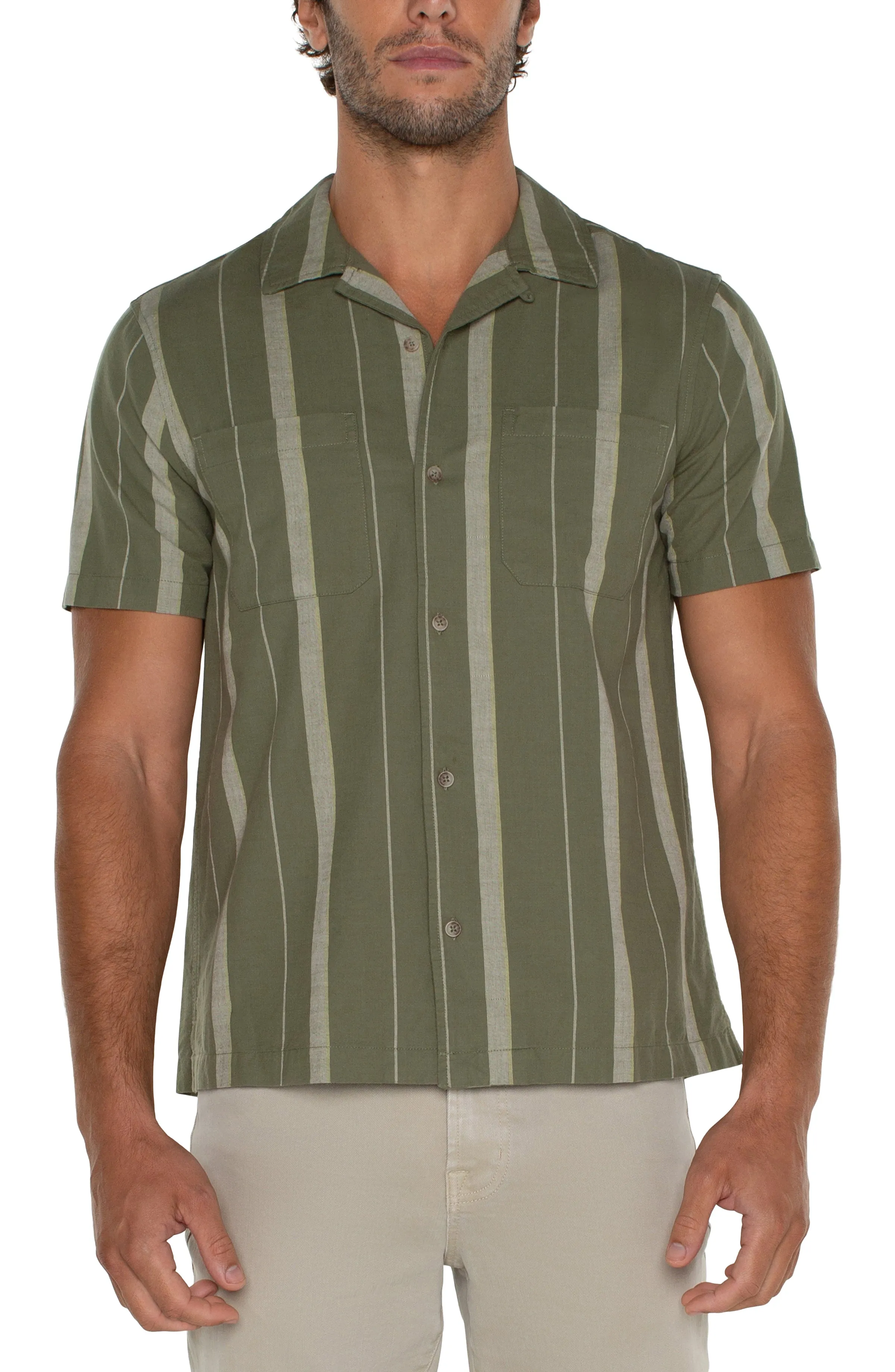 SHORT SLEEVE CAMP SHIRT