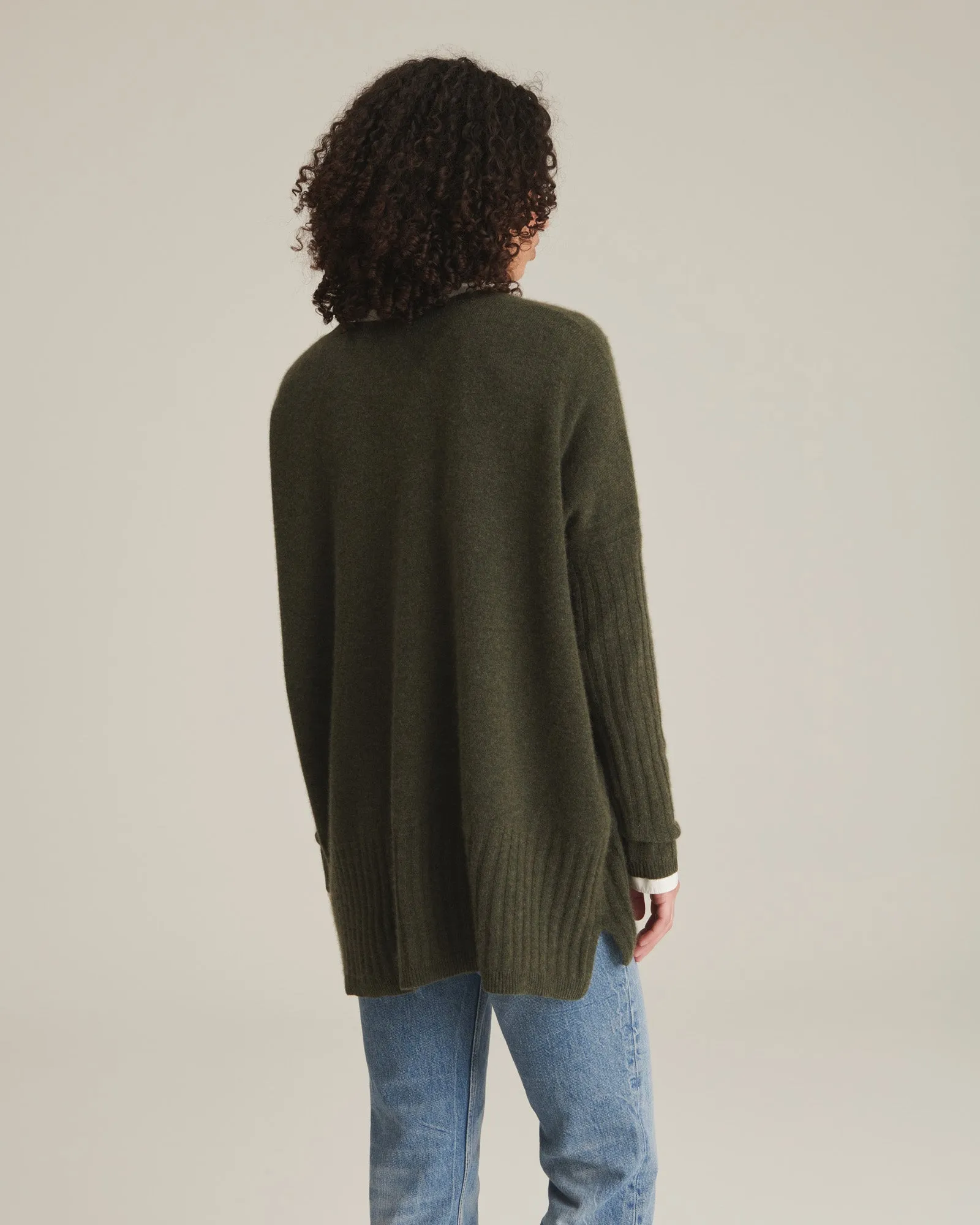 Soft by Naadam 100% Cashmere V-Neck Boyfriend Pullover