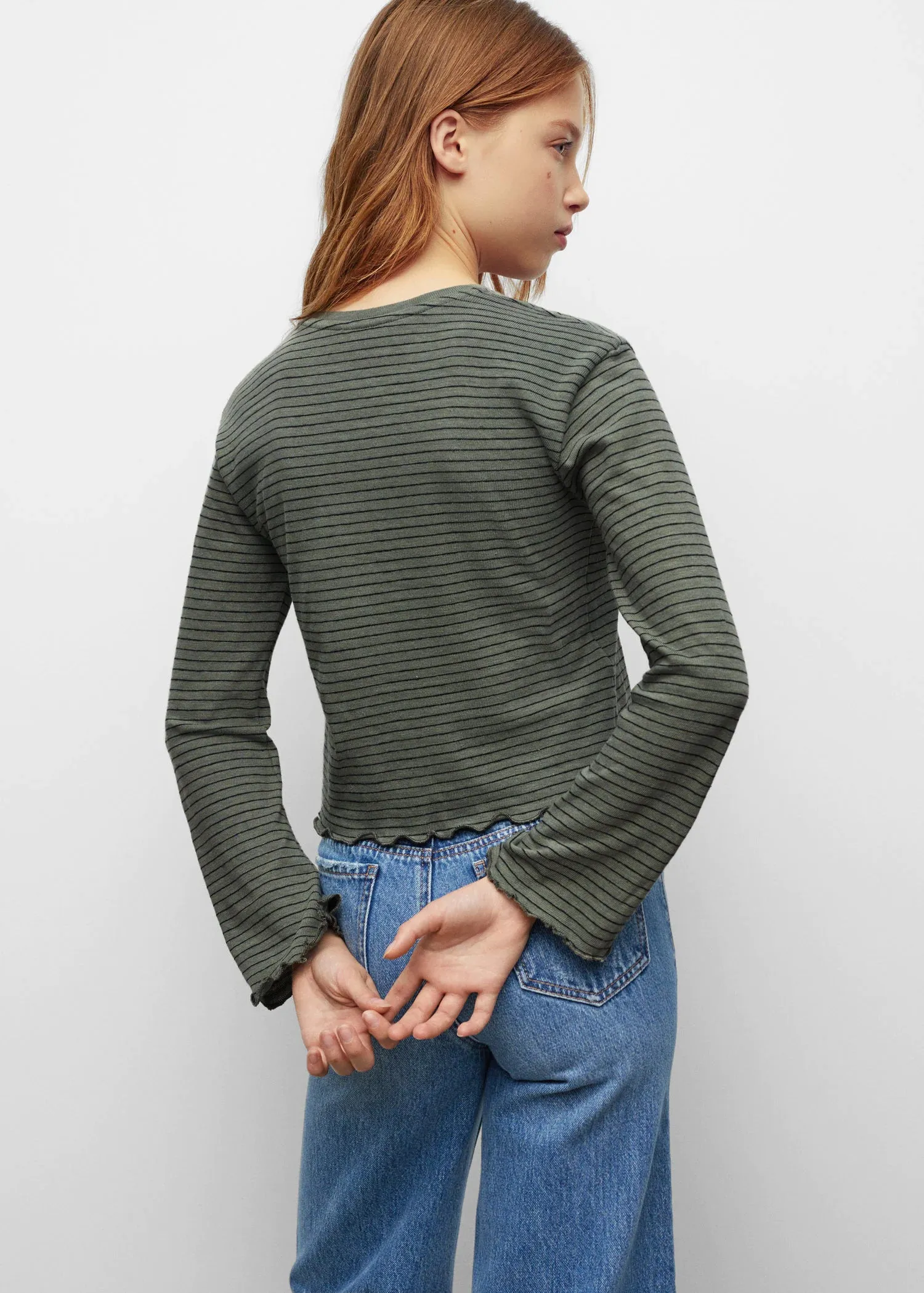 Striped long sleeves t-shirt