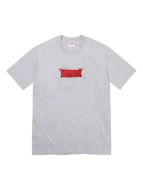 Supreme Ralph Steadman Box Logo Tee Heather Grey