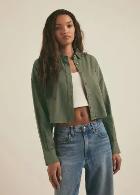 THE CROP EX-BOYFRIEND SHIRT