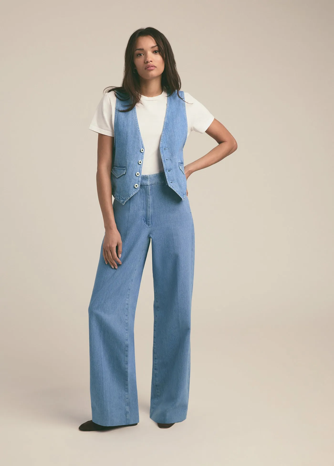 THE FIONA DENIM TROUSER